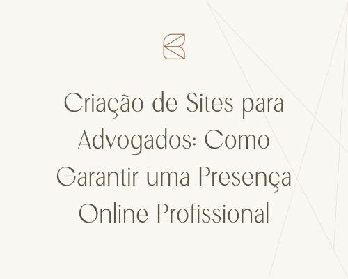 Criação de sites para advogados